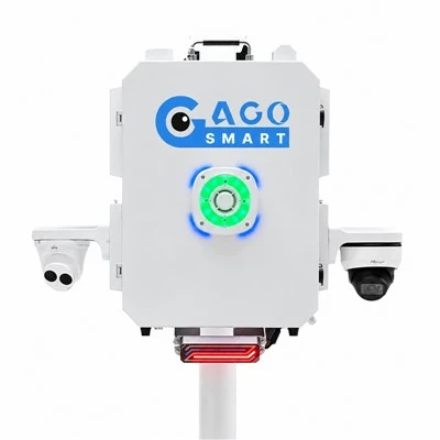 Sól CCTV skápur